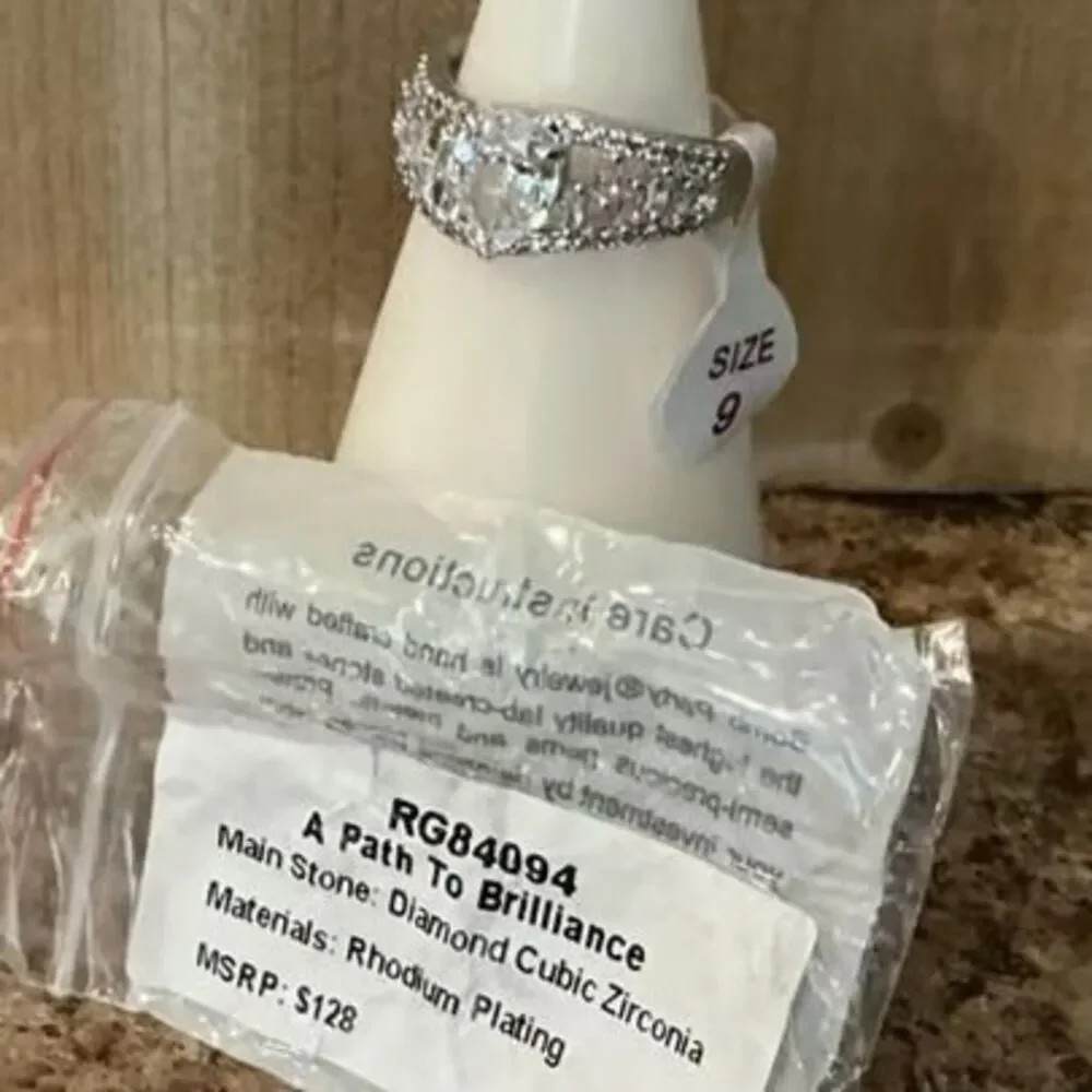 Beautiful BP OG Silver CZ Ring